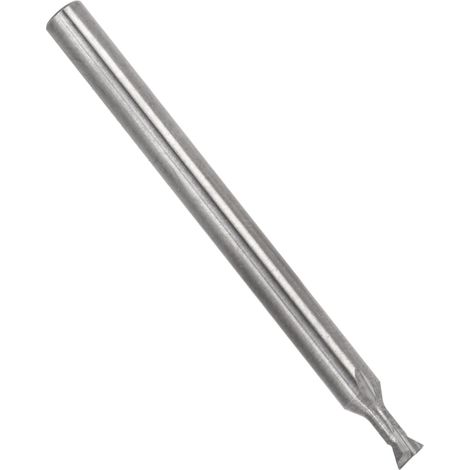 Zweischneidiger, 4 mm Hartmetall-Schwalbenschwanzfräser für die Metallbearbeitung, 50 mm Länge, 60° Winkel (1/5)