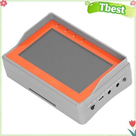 Tbest Testeur de vidéosurveillance 4 Testeur de moniteur vidéo HD 4,3 pouces, testeur de moto electrique Prise UE 100-240V (1/5)