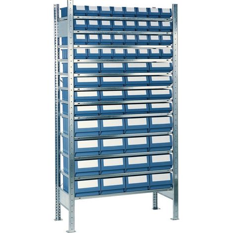 Estante atornillado H2000xW1000xD400mm Estante adicional 12 estantes de acero 32 x 4,16 x 5,16 x 6