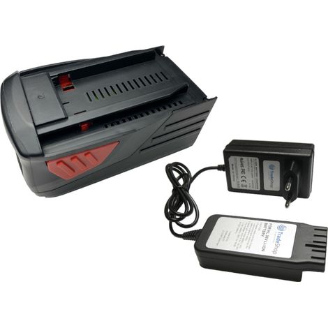 Trade-Shop 2in1 Set: Li-Ion Akku 36V / 4000mAh + Ladegerät inkl. Netzteil kompatibel mit Hilti B36/6.0, 2203932, 418009, 401594, 2018896, TE 500-A36 (1/5)