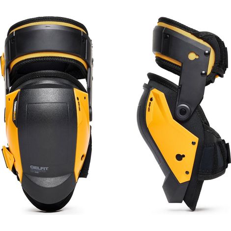 Toughbuilt – Genouillère GelFit™ Fanatic avec support de cuisse – Conception ergonomique en gel et mousse – Tissu 1680D résistant à l'abrasion