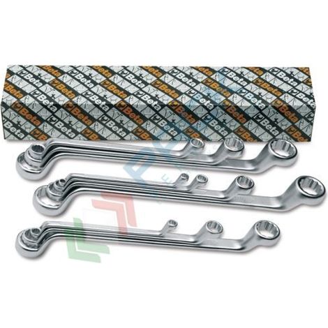 Serie chiavi poligonali doppie curve pollici beta 90as/10 (1/2)