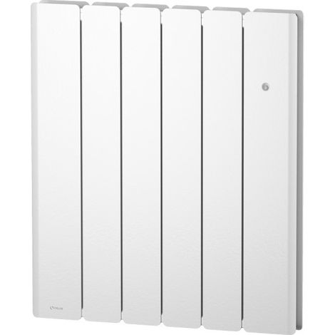 Noirot – Radiateur à inertie fonte 1000W blanc connecté – Écran graphique couleur – Programmation intégrée – Détection de fenêtre ouverte (1/10)