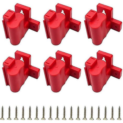 Support d'outils M12 en 6 pièces, support pour perceuse électrique 12 V, matériau plastique, compatible (1/5)