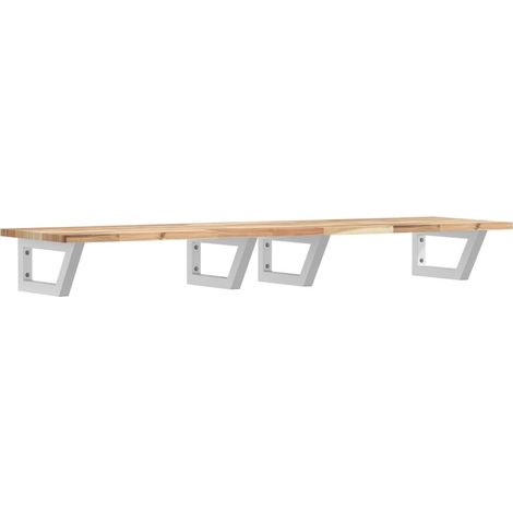 Maison Exclusive - Waschbeckenregal Wandmontage Stahl und Akazien