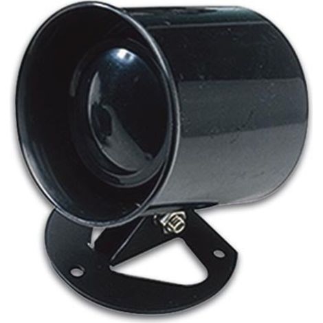 Sirene Piezo - 6 V à 12 V CC - Tension Fonctionnement 5 V à 15 V CC - Niveau Sonore 110 dBA - Diamètre 75 mm - Hauteur 80 mm - 1 Pièce
