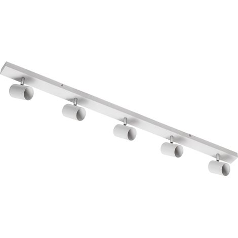 Plafonnier Éclairage moderne pour bureaux, appartements et pièces Plafonniers 5 x GU10 Rond Blanc (1/5)