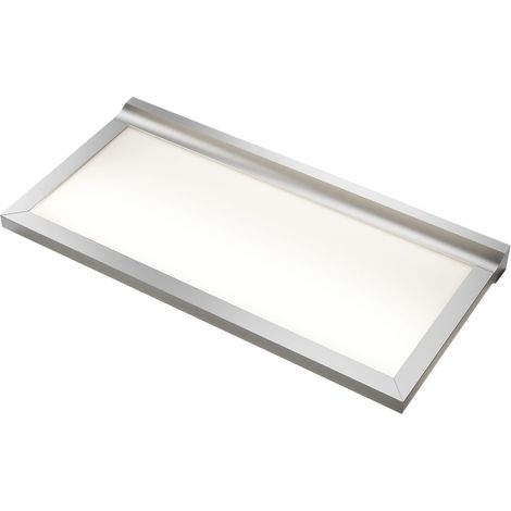 L&S Paper Shelf Tablarleuchte (LED-Wandboard) Länge 450 mm Aluminium alufarbig