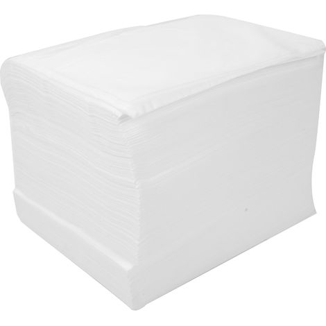 Lot de 100 draps jetables en tissu non tissé respirant pour salons de coiffure, voyages et hôtels. (1/5)