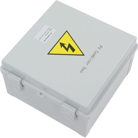 PV-Kombinationsbox für 6 Strings, IP67 wasserdicht, mit 15-A-Sicherung, 40-kA-Überspannungsableiter, DC 1000 V (1/5)