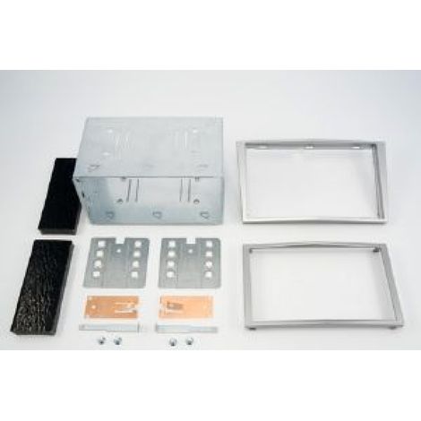 Kit 2DIN compatible avec Opel Corsa D 06-11 - Argent