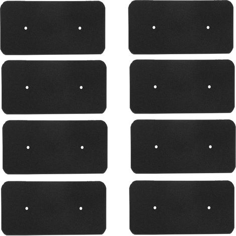 Filtre INF pour sèche-linge, lot de 8, Hoover Candy 40006731, Noir (1/4)