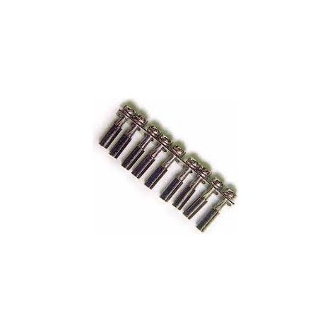 Ponte premontato PM30/10, 10 poli tripolare, colore rosso CBRPM310