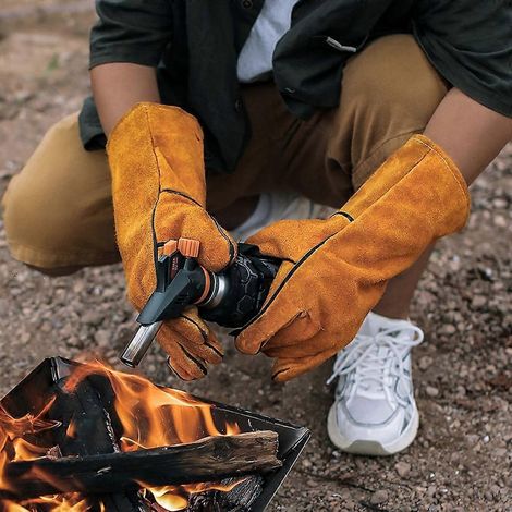 Gants ignifugés pour barbecue, four, gril, cheminée, cuisinière, maniques (1/4)