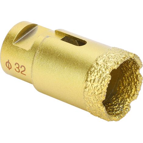 Foret diamanté pour brasage, scie cloche, outil de perçage pour marbre et béton M14 32 mm (1/5)