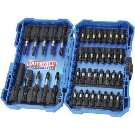 Coffret de 42 embouts de tournevis et douilles