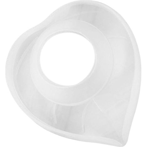 Alfombrilla protectora para grifo con forma de corazón - Protector antisalpicaduras para fregadero 10 x 14 cm (1/5)