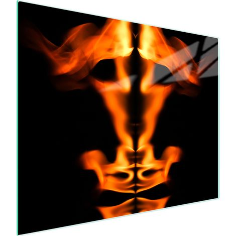 Glasschneidebrett 52x30 FEUER