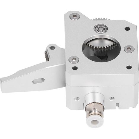 Silberner MK8 Doppelzahnradextruder aus Metall, Ersatzteil für Prusa I3 MK3 3D-Drucker (rechtshändig) (1/5)