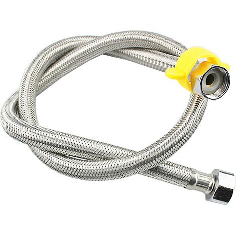 Tuyau d'arrosage tressé en acier inoxydable 304, tuyau métallique pour abreuvoir automatique pour chevaux (1/5)