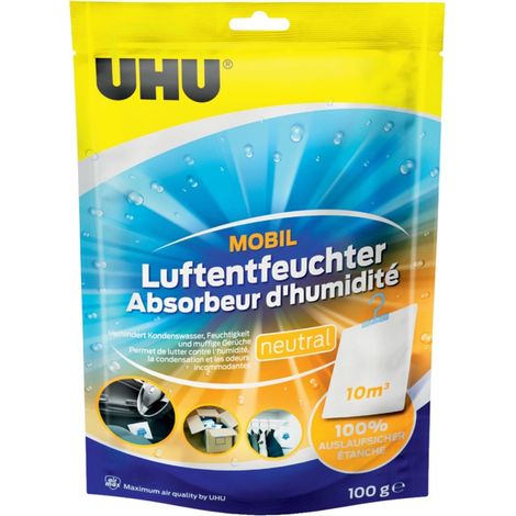 Luftentfeuchter uhu air max mobil Gel Technologie hygienisch
