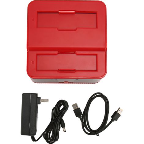 Station de Dockage Disque Dur Externe SATA USB 3.0 Double Baie avec Clonage Hors Ligne pour Disques Durs SATA 2.5" 3.5" HDD SSD Prise US (1/5)