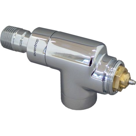 OVENTROP Válvula termostática E axial de avance DN 15, Rp 1/2 x R 1/2, PN 10, cromada, 1163252