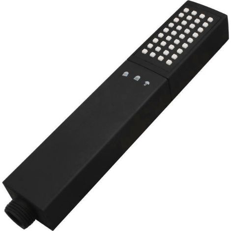 1 Pomme de douche, Laiton, Débit 2,5 GPM, Rotule réglable, Buses silicone, Anti-calcaire, Salle de bain (1/5)