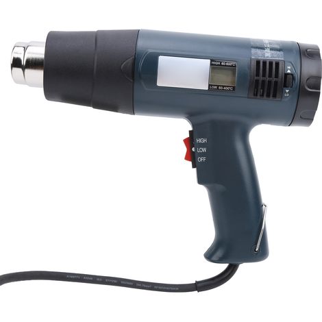 Pistolet à air chaud Gongjue GJ-8016LCD 1600W 220V norme australienne, thermoplongeur LCD avec réglage numérique, usage professionnel et domestique (1/5)