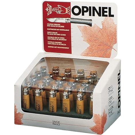 ESPOSITORE COLTELLI 'VRI' totale 30 pezzi  - OPINEL