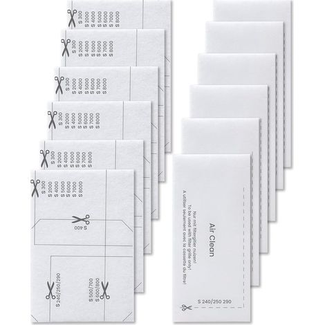 12 Filter und Motorschutzfilter-Ersatzteile passend für Miele Staubsauger Compact C1 C2 Complete C1 C2 C3 Classic C1 Dynamic U1 S200-S899