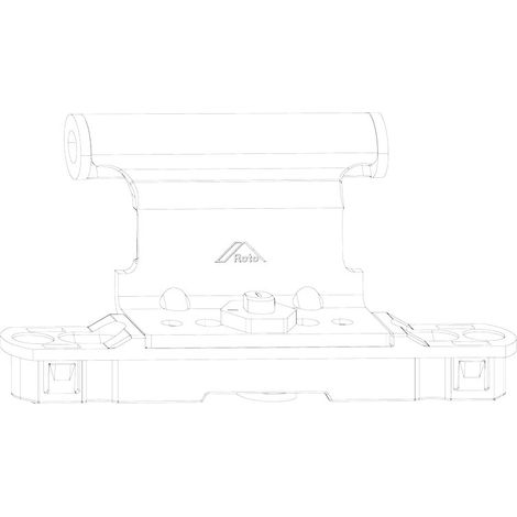 Paumelle en feuillure of mobile nx - Axe ferrure (mm) : 13 - Finition : Roto Sil - Jeu de fonctionnement (mm) : 12 - Profil : Alu/PVC - Recouvrement (mm) : 20 - ROTO