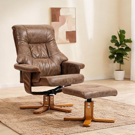 SunJet Fauteuil, siège d'appoint, relax pivotant 360° en microfibre - Réf. I75V2FWTSNZX (1/5)