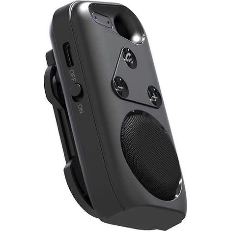 Kit mains libres Bluetooth V5.4 pour voiture, avec haut-parleur intégré au pare-soleil et haut-parleur audio sans fil pour le sport. (1/5)