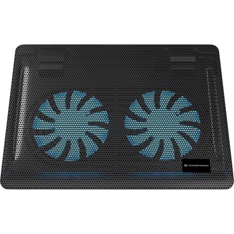 Conceptronic CNBCOOLPAD2F base di raffreddamento per laptop 39,6 cm (15.6") 1000 Giri/min Nero (1/5)