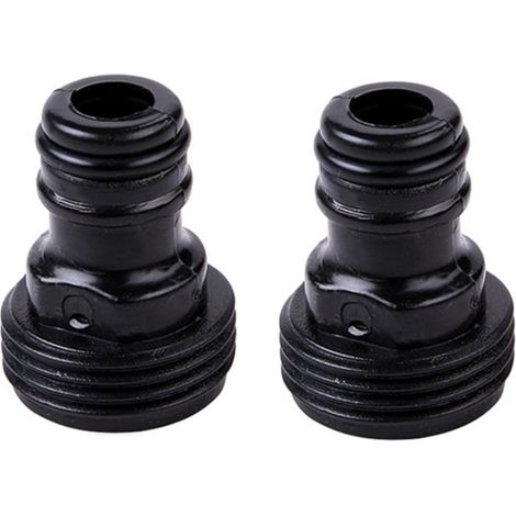 Adattatore per rubinetto maschio standard americano a 6 alette – confezione da 2 – per ugello tubo auto e tubo da giardino (1/5)