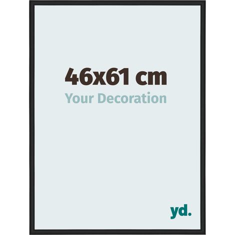 yd. - Cadre photo 46x61 - Noir Brillant - Aluminium - Miami (1/5)