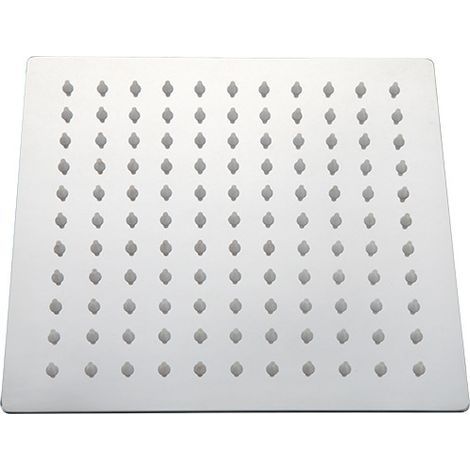 Tête Douchette Carré, Pommeau Douche en Acier, Chromé, 30 x 30 cm (1/5)