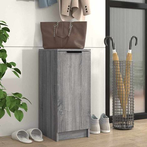 Meuble à Chaussures Étagère à Chaussures - Sonoma gris 30x35x70 cm Bois d'ingénierie BV316778 - BonneVie (1/5)