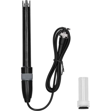 Sonde PH Précise avec Connecteur BNC pour Aquarium - Capteur de Détection de pH Haute Sensibilité