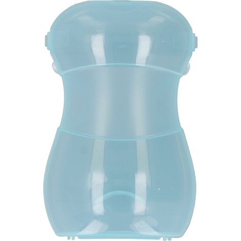 Porte-sachet alimentaire bébé anti-fuite - Support repas autonome, idéal pour boîtes à jus, pratique et vert (1/5)
