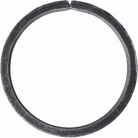 Deco Fer Forge – Cercle décoratif en fer forgé 100mm – Profilé 14x6mm – Fixation par soudure – Pour renforcement de sécurité et décoration moderne