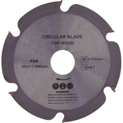 DISCO P/LEGNO D 115X2 MM FORO 22,2 MM