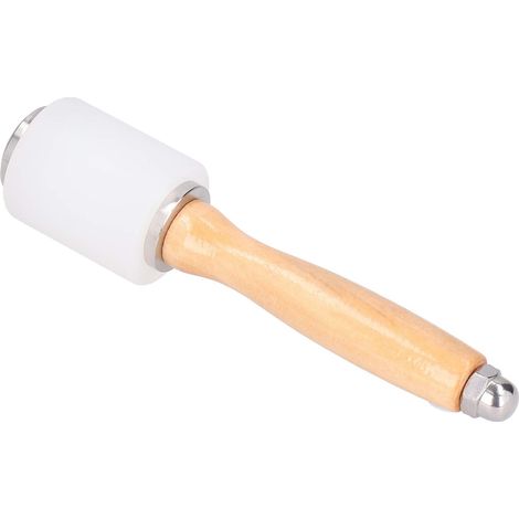 Marteau à sculpter le cuir, maillet en nylon pour le travail du cuir avec manche en bois, outil de bricolage pour le cuir (1/5)