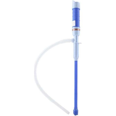 Pompe de transfert de liquide électrique portable, alimentée par batterie, pompe à siphon d'huile (bleu) (1/4)