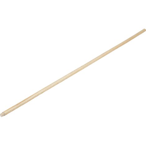 Manche fileté en bois pour balai de rue 22 mm x 120 cm Vorstahl (1/4)