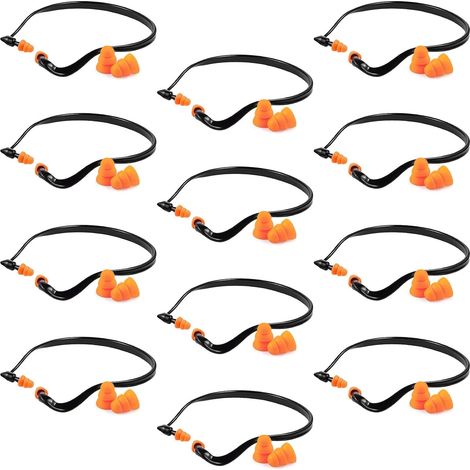 Lot de 12 Protections Auditives à Arceau avec 24 Embouts Silicone (1/5)