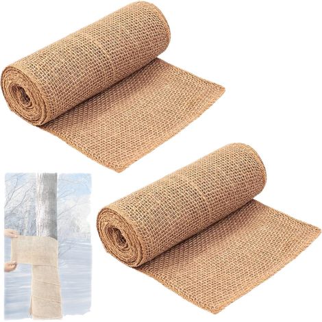 1PC Nouvelle bande de jute 30x300cm 240g pour protection hivernale racines et arbres fruitiers, isolation contre gel et froid