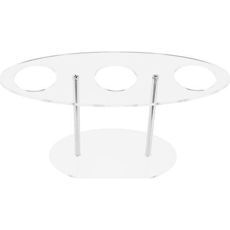 Présentoir à Cônes de Glace et Sushis Transparent, Support à Cônes en Acrylique, Montage Facile, pour Maison et Restauration, Présentoir à Desserts Polyvalent à Assembler Soi-même (1/5)