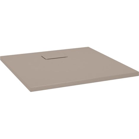 Maison Exclusive - Piatto Doccia in SMC Marrone 80x80 cm
